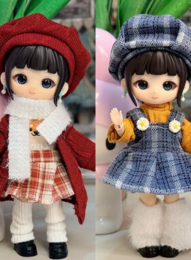 甄嬛传bjd莉洛洛体娃衣8分12分公主裙套装17厘米萌娃ob11换装衣服