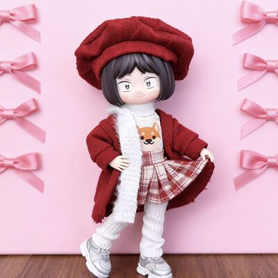 阿巳体bjdob11娃衣套装厘米娃娃8分12分换装衣服17厘米