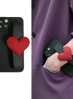 S23三星Note9手机壳S22Ultra大爱心A14腕带S21斜跨背S20适用A23软套S10+ A12 A31可斜挎背S9 S8挂绳A50S女A70