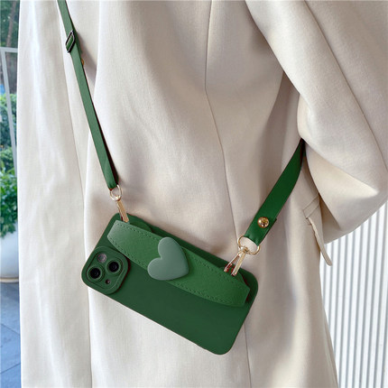 oppo适用A6手机壳Reno15 14 13K10K11K10K9爱心腕带FindX9 X8X7X6X5X3背带斜挎A5A3A2A1Pro挂绳A72A58肩带A57