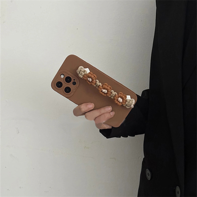 适用oppo A5手机壳Reno 14 13 K12K11K10K9编织绳手腕带FindX7X6X5X3X8S女A3A2A1 Pro麻花A32A97A55A56套A93s