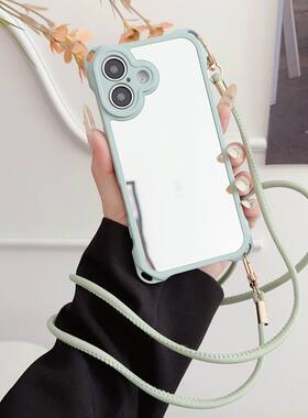 Pura70pro华为Nova11手机壳P60荣耀100 80镜面mate50补妆镜子X50四角开孔nova7斜挎背带挂绳x40畅享70S适用9X