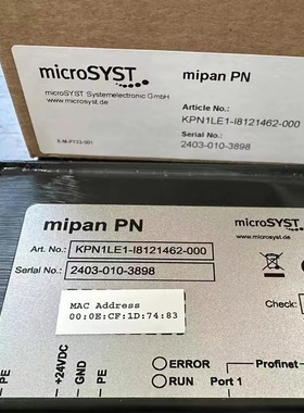 德国microSYST备件 KPN1LE1-I8121462-000