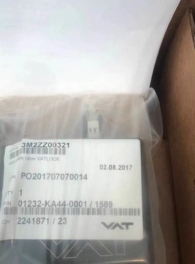 VAT 01232-KA44-0001/1589 真空阀门流量计