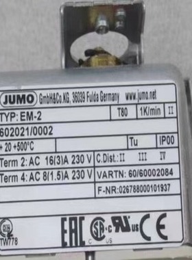 JUMO久茂温度传感器 EM-2 602021/0002