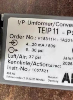 ABB电气转换器 TEIP11-PS V18311H-1A2010100