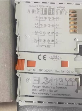 倍福BECKHOFF端子模块 EL3413