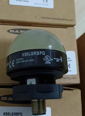 邦纳BANNER三色塔灯 K50LGRY2PQ-803050