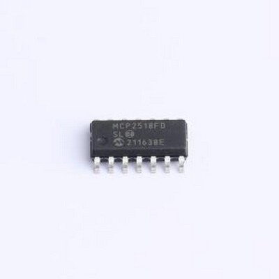 MCP2518FDT-H/SL CAN控制器 外部CAN FD控制器带SPI接口 SOIC-14