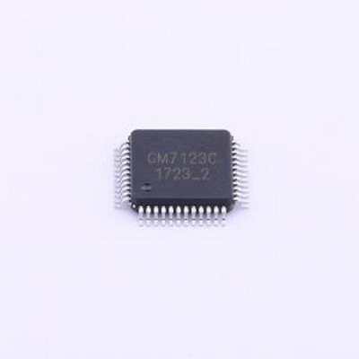 GM7123C 视频接口芯片 3通道高清视频编码电路 LQFP-48(7x7)