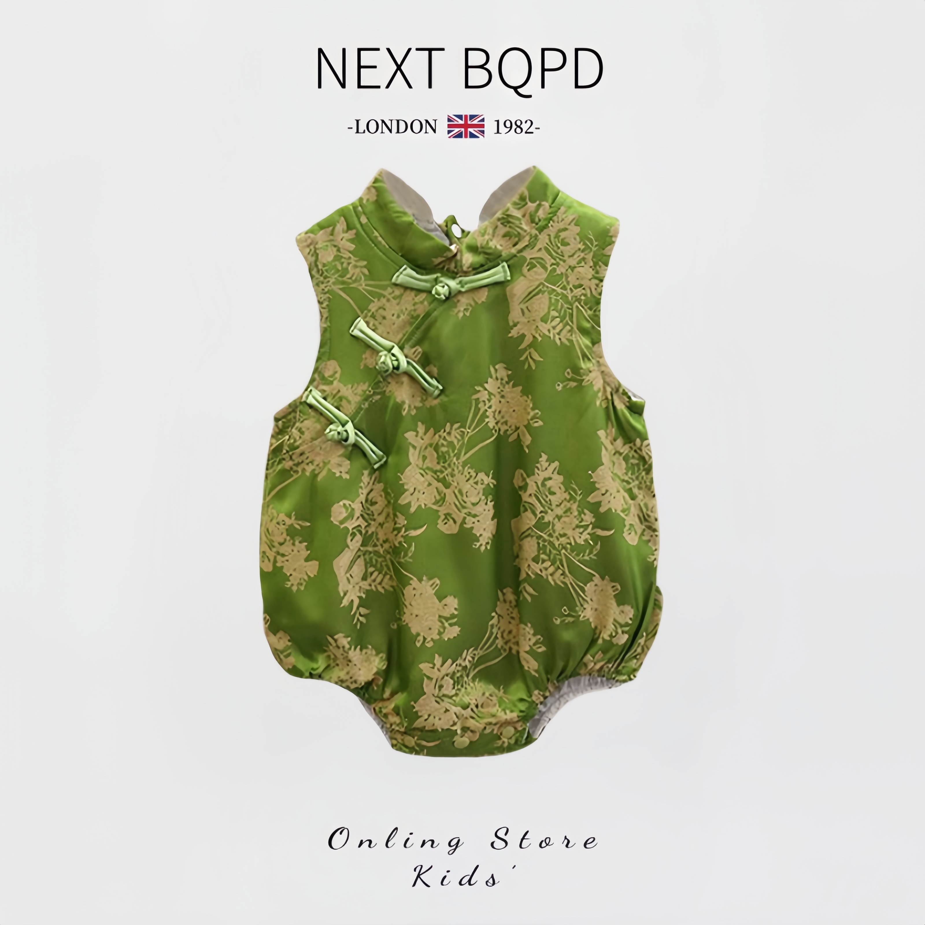 NEXT BQPD婴儿夏季薄款衣服旗袍包屁衣女宝宝中国风汉服周岁礼服