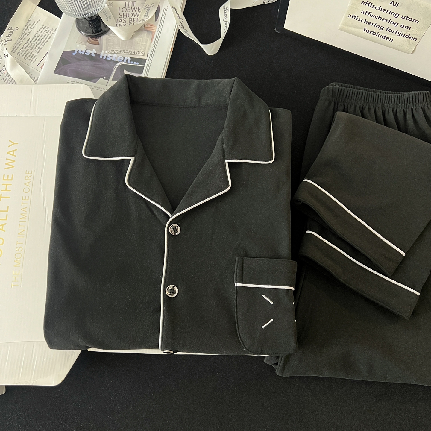 2025新款睡衣男士德绒秋冬季长袖男生青少年保暖男生家居服套装