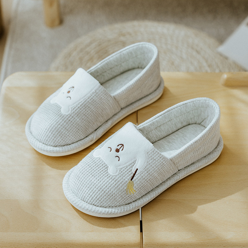 月子鞋夏天薄款产后包跟居家用棉拖鞋女透气春秋季可爱厚底孕妇鞋,居家布艺,居家棉拖/棉鞋,淘宝优惠券,粉丝福利购,淘宝优惠卷