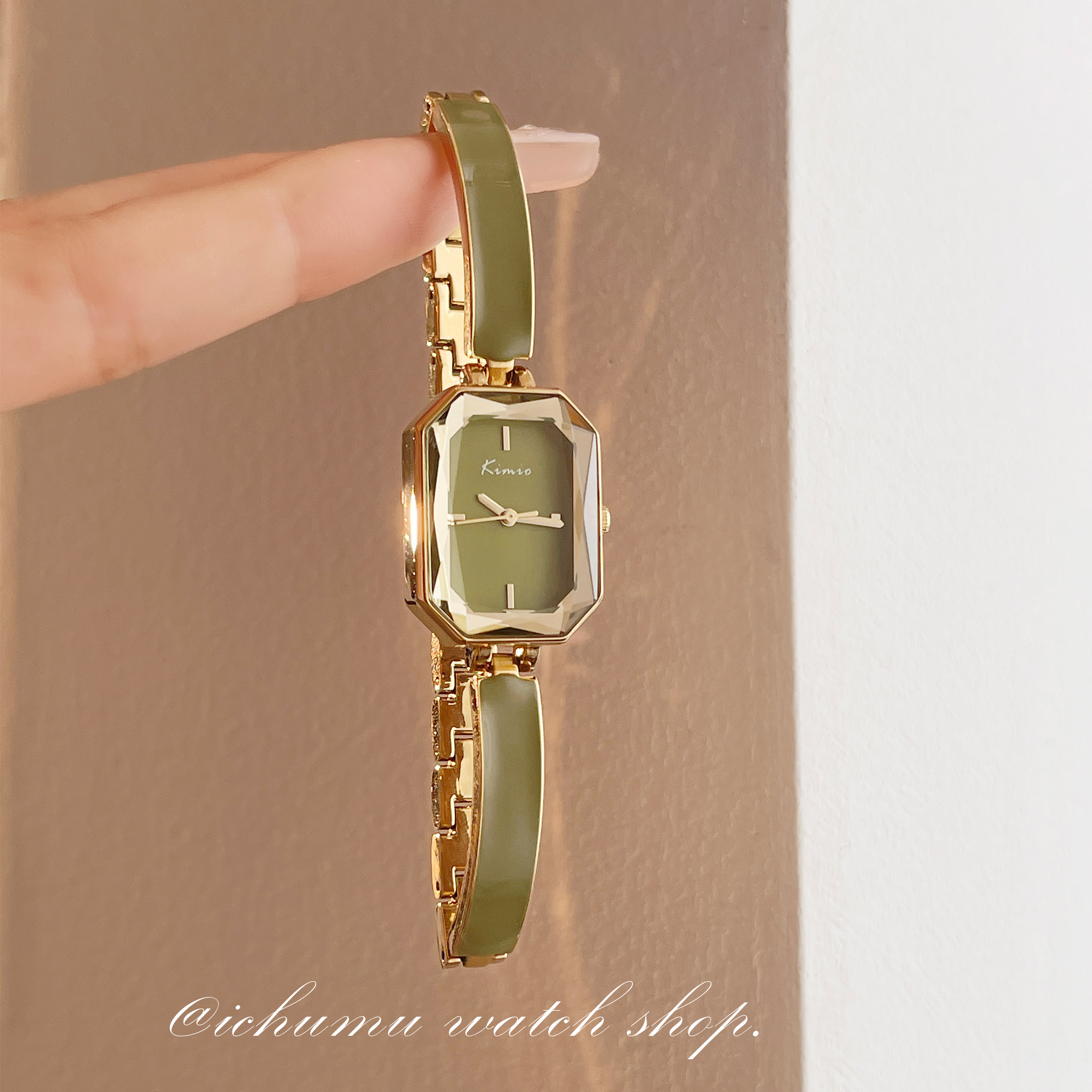 半手镯式方形手表小表盘女士女款