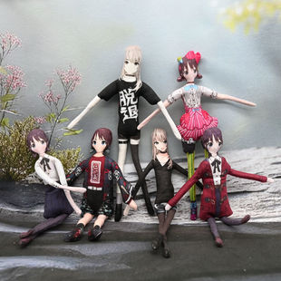 老鼠干少女乐队井芹仁菜河源木桃香抽象玩偶手脚铁丝骨架可摆造型