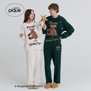 PMNT255038 男睡衣半边绒Steiff熊套头衫 gelato pique25秋冬新品