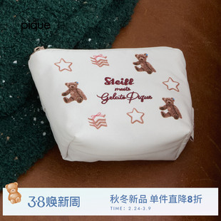 gelato pique25秋冬新品女收纳包Steiff熊星星化妆包PWGB255722