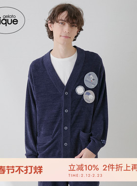 gelato pique春夏男女同款睡衣艺术家联名开衫PHNT251934