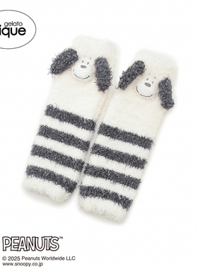 gelato pique25秋冬新品儿童袜子史努比幼年毛绒护腿套PKGS259182
