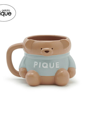 gelato pique秋冬女杯子小熊造型马克杯饮水居家PWGG245634