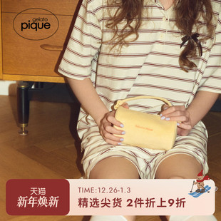 睡裤 gelato 女多色条纹系带短裤 新品 PWCP252252 pique25夏季