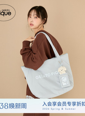 gelato pique26春夏新品女托特包字母大容量轻便单肩包PWGB261531