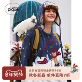 男睡衣半边绒滑雪小熊套头衫 gelato pique25秋冬新品 PMNT255125