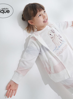 gelato pique春夏儿童睡裤奶昔条纹系带短裤亲子本命年PKNP232401