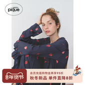 gelato 居家PWFT255228 衬衫 pique25秋冬新品 女睡衣草莓满印长袖