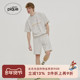pique25夏季 新品 男奇诺比奥耀西卫衣短裤 gelato 套装 PMCT252342