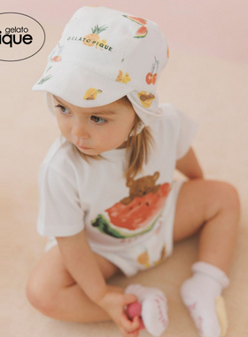 gelato pique春夏婴儿睡衣凉感动物水果短袖T恤PBCT242453