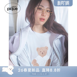 T恤居家PWCT261309 女睡衣浴袍小熊长袖 gelato pique26春夏新品
