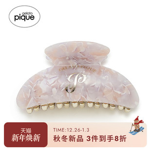 gelato 女发夹字母音符大理石纹抓夹PWGA255712 pique25秋冬新品