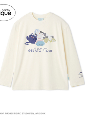 gelato pique25秋冬新品女睡衣勇者斗恶龙怪物长袖T恤PWCT255202