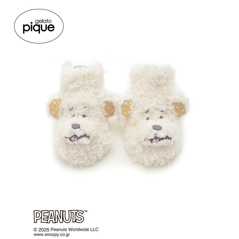 gelato pique25秋冬新品婴儿袜子史努比家族幼年毛绒袜PBGS259181
