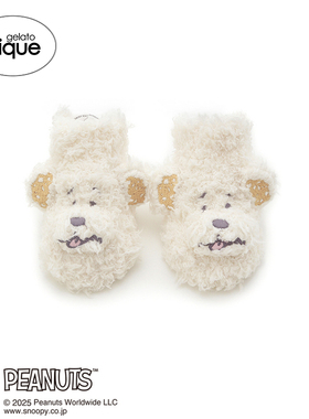 gelato pique25秋冬新品婴儿袜子史努比家族幼年毛绒袜PBGS259181