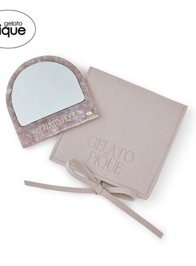 gelato pique春夏女镜子烫金字母化妆镜附收纳套PWGG242560