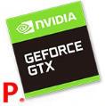 新款英伟达显卡标签NVIDIA  GEFORCE GTX 笔记本电脑标贴纸