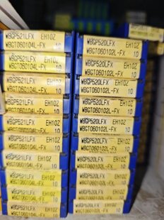 日本住友进口数控刀片WBGT060102L-FX EH10Z 尾货处理加工铸铁