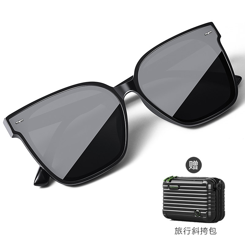 GM墨镜女太阳镜男士防紫外线眼镜网红开车大脸偏光2023年新款潮