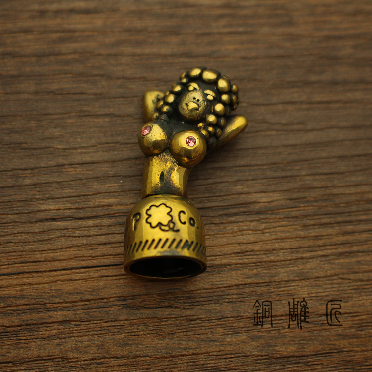 peanutsco女孩come铜制钥匙扣