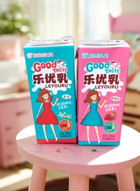 潍坊紫鸢乐优乳乳酸菌250毫升/盒紫鸢酸奶紫鸢纯牛奶紫鸢优酸乳