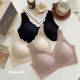 无尺码 性感小胸聚拢收副乳无痕少女文胸罩 薄款 背心式 内衣女夏季