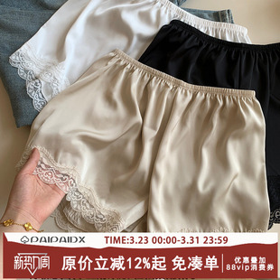 防走光安全裤 薄款 内裤 居家裤 蕾丝内裤 透气亲肤收腹打底裤 女生夏季