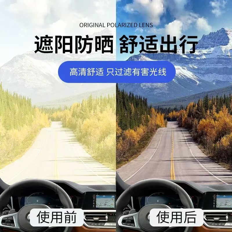 户外钓鱼看漂专用眼镜偏光镜夹片增晰眼镜近视专用钓鱼眼镜防眩光