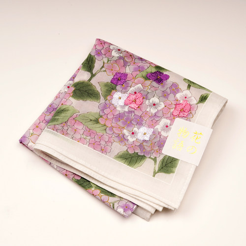 kupa手绢纯棉刺绣精美印花