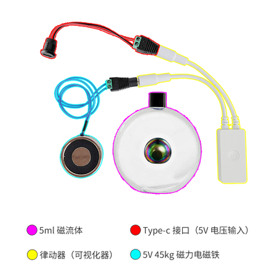音箱磁流体音频显像器