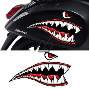 比亚乔VESPA车板贴花冲刺 春天150 GTS300贴纸 创意装饰贴花