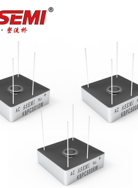 KBPC5006W/KBPC5008W/KBPC5010W ASEMI针脚整流桥 KBPC5010W