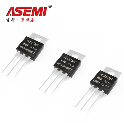 MBR10100/10150/10200/1060/1045CT ASEMI肖特基二极管MBR10100CT